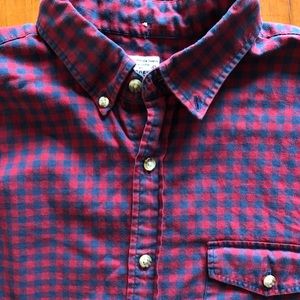 J. Crew Long sleeve Gingham Button Up Shirt